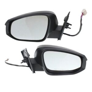Set Of 2 Mirror Power For 2013-2015 Toyota RAV4 Heated With Led Signal Light