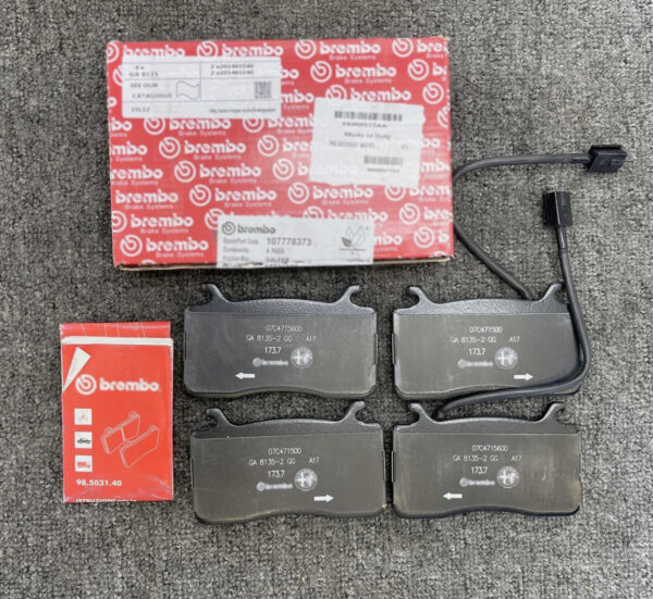 Front Brake Pads Ceramic for Alfa Romeo Giulia Stelvio 2.0L 68400577AA US